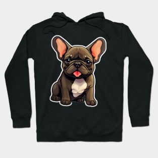 Cute French Bulldog Frenchie Dog Lover Funny Hoodie